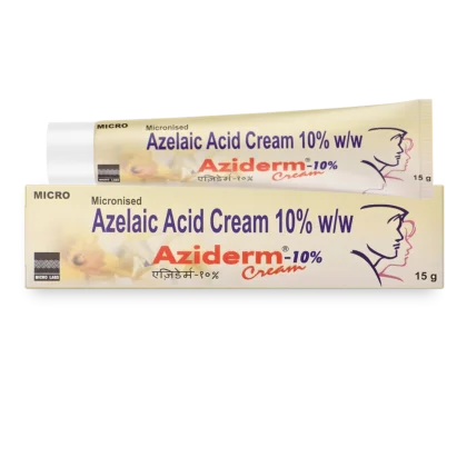 Aziderm Cream 10 % (15 gm)