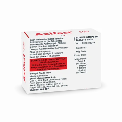 Azifast 500 Tablet image 3