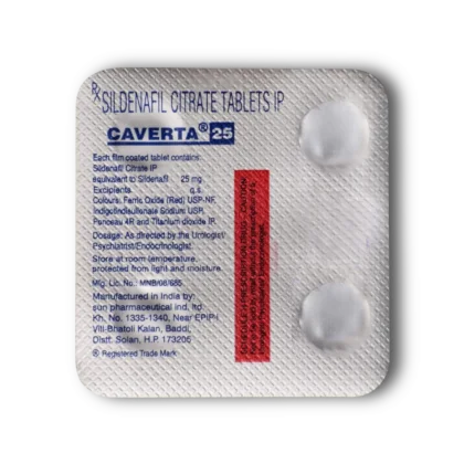 Caverta 25 Mg Tablet